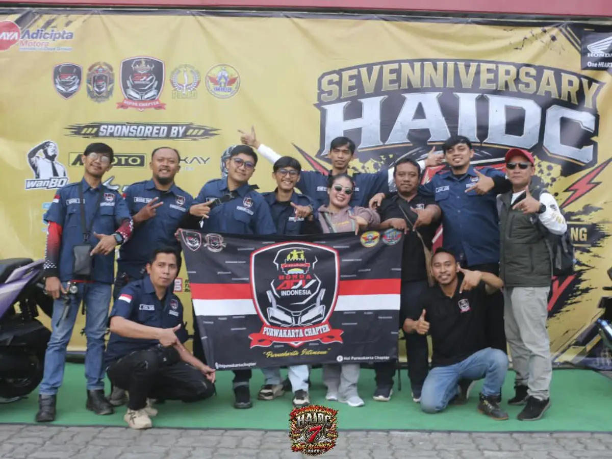 Peserta HAI Depok merayakan ulang tahun ke-7 di Villa Java, Puncak