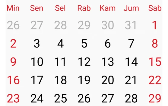 Kalender bertanda 12 Agustus dengan ilustrasi UMKM, Wara, gajah, dan remaja