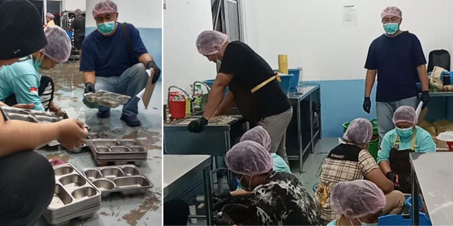 Pengawasan program Makanan Bergizi Gratis di SPPG 2 Yayasan Kemala Bhayangkari
