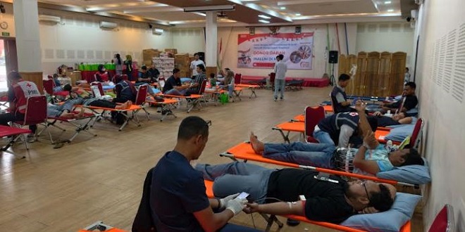 Kegiatan donor darah Inalum di Tanjung Gading dan Paritohan menjelang HUT RI ke-81