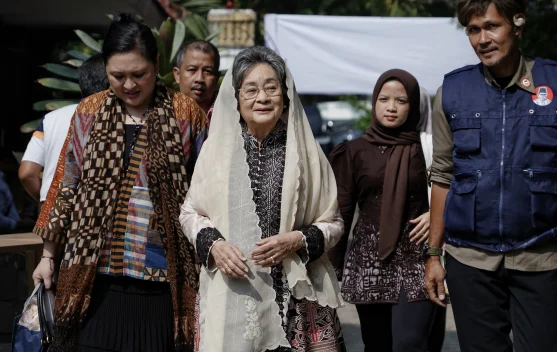 Instalasi arsip perjuangan Bung Hatta di TPU Tanah Kusir selama pameran 124 Tahun Bung Hatta