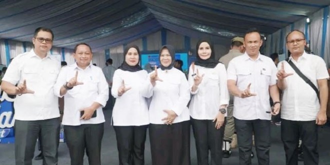 Plt. Bupati Langkat Tiorita menghadiri Sumut Halal Fest 2026 di Medan
