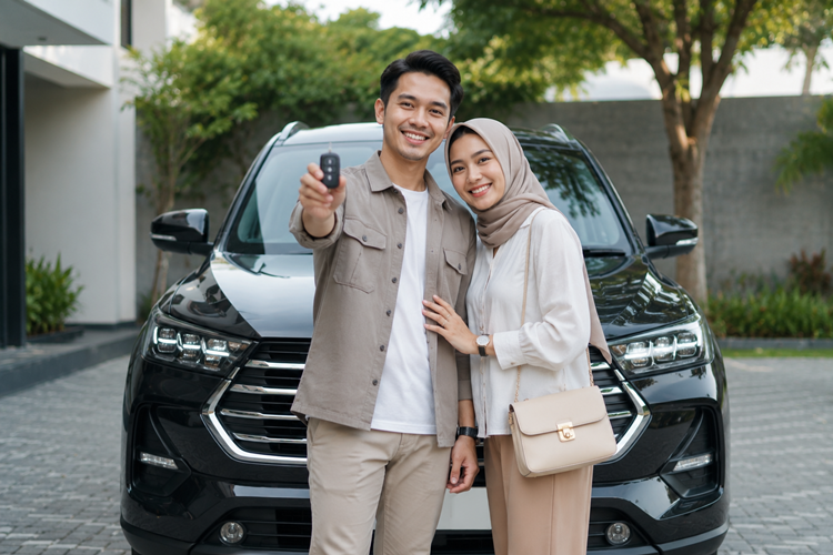 Ilustrasi perhitungan anggaran dan mobil bekas untuk lelang