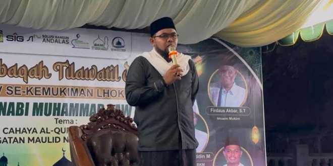Suasana penutupan MTQ XV di Masjid Al Islah Kemukiman Lhoknga