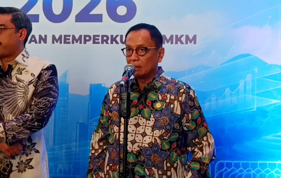 Grafik pembiayaan UMKM Rp1,948 triliun dan komposisi sektor perbankan 2026