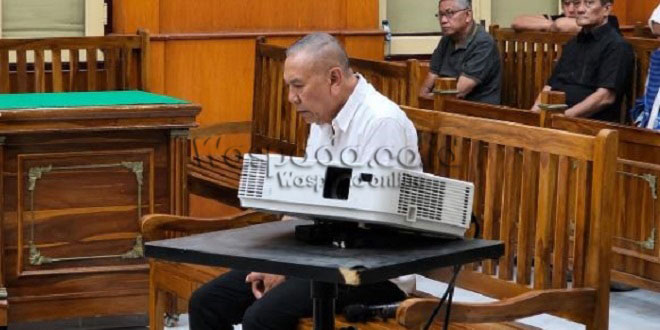 Sidang pembacaan putusan bebas Bambang Ghiri di Pengadilan Negeri Medan