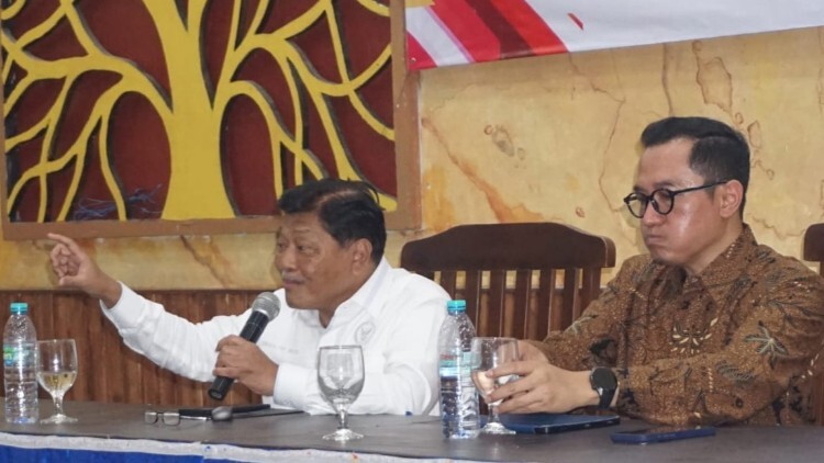 Andreas Eddy sosialisasi LPS di Hotel Mirabel Kepanjen, Kabupaten Malang