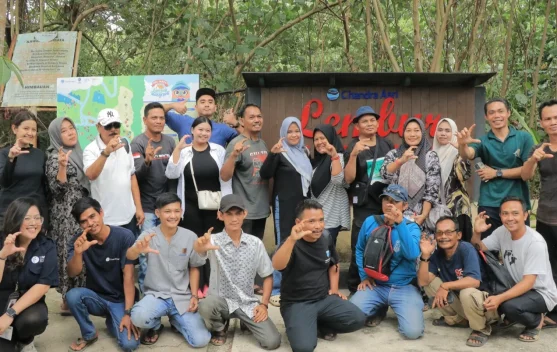 Pelatihan mitigasi bencana UMN di Lembur Mangrove Patikang Desa Citeureup
