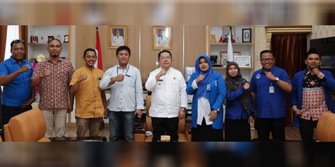 Wali Kota Wesly Silalahi menerima audiensi FAI UMA di Balai Kota Pematangsiantar