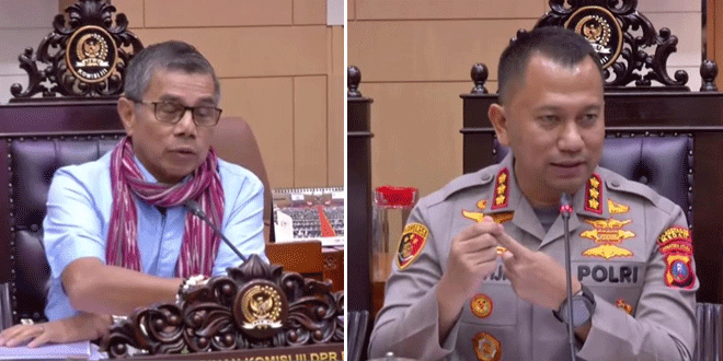 Ruang rapat Komisi III DPR saat menerima keluarga korban Winda Lorenza di Kompleks Parlemen