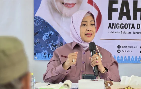 Fahira Idris di Kompleks Parlemen saat membahas RUU Perampasan Aset