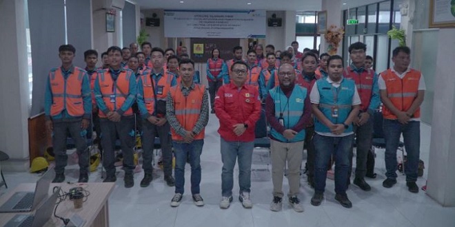 Petugas PLN mengikuti pelatihan upskilling Yantek untuk peningkatan kompetensi dan keselamatan kerja
