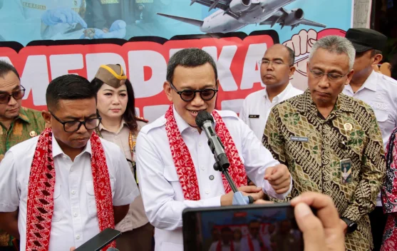 Pelepasan ekspor komoditas unggulan Banten di Bandara Soekarno-Hatta