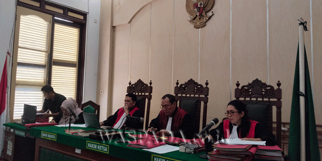 Ilustrasi sidang pengadilan dan kasus peredaran narkotika