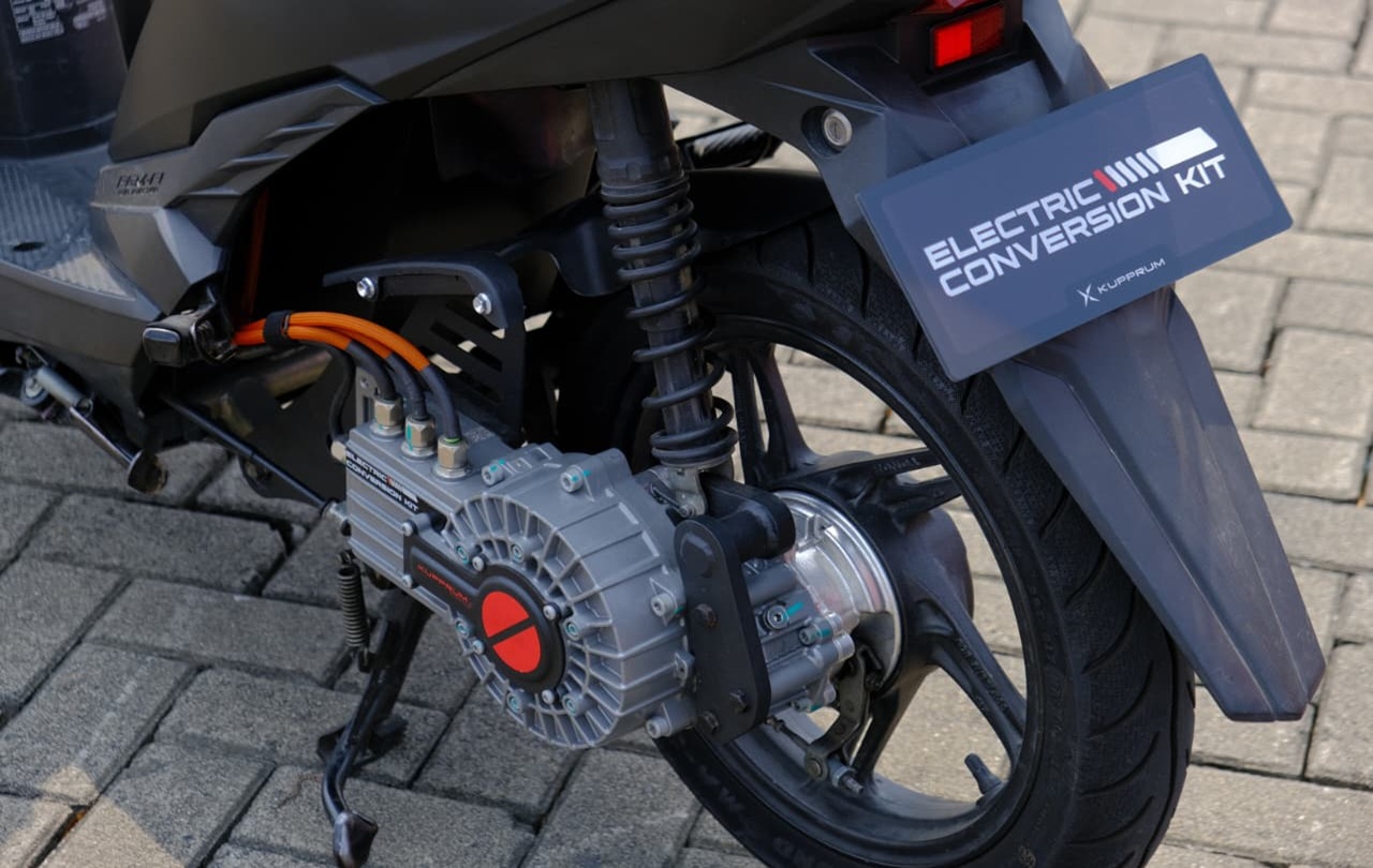 Kupprum memamerkan Electric Conversion Kit untuk konversi motor di GIIAS 2026