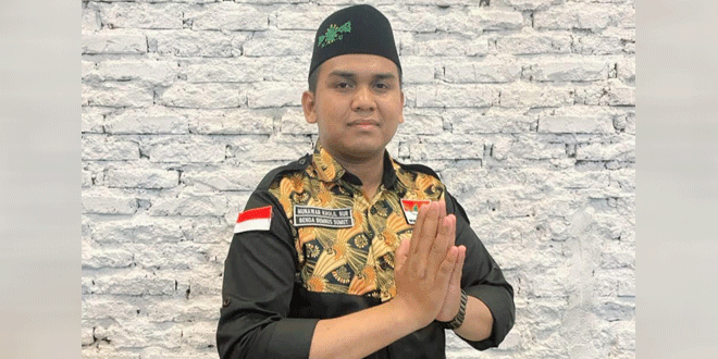 Sekretaris Daerah BEM Nusantara Sumatera Utara berbicara di Medan