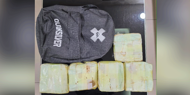 Barang bukti sabu 5 kg yang disita dalam penggerebekan di Medan Polonia