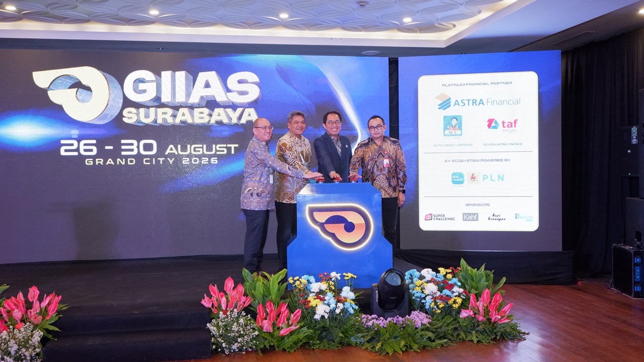 Pembukaan GIIAS Surabaya 2026 di Grand City Convex, menampilkan rekor partisipasi 37 merek