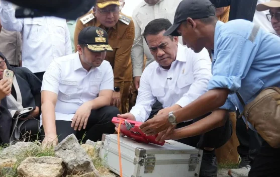 Pembangunan irigasi perpipaan sepanjang 2,4 km di Desa Susukan, Kabupaten Cirebon