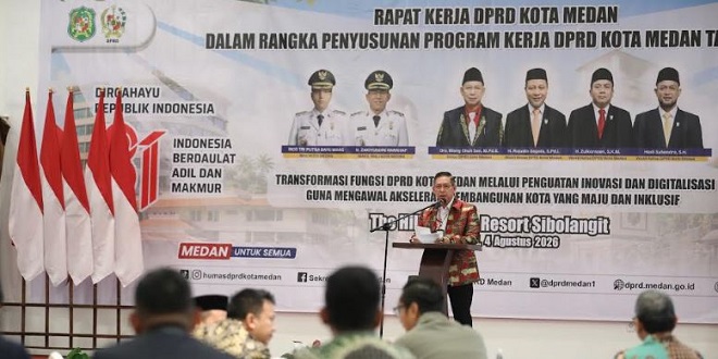 Wali Kota Medan dan DPRD diskusi sinergi percepat pertumbuhan ekonomi di Raker Sibolangit