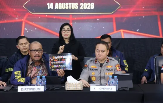 Penegakan hukum Bareskrim mengungkap jaringan judi online internasional