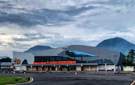 Bandara Komodo di Labuan Bajo pasca gempa di Nusa Tenggara Timur