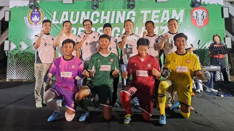 Launching Persiga Trenggalek U-17 di halaman Kantor Askab PSSI Trenggalek