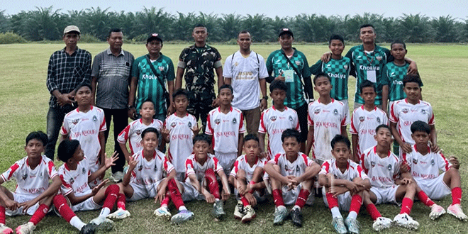 Pembukaan Piala Soeratin U-13 dan U-15 di Lapangan PTPN III Janji, Labuhanbatu