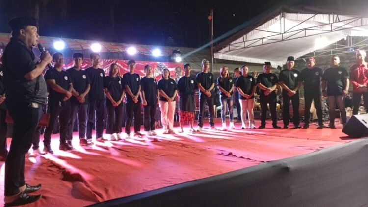 Pengukuhan pengurus BKN Trenggalek yang mayoritas generasi Z siap melestarikan jaranan