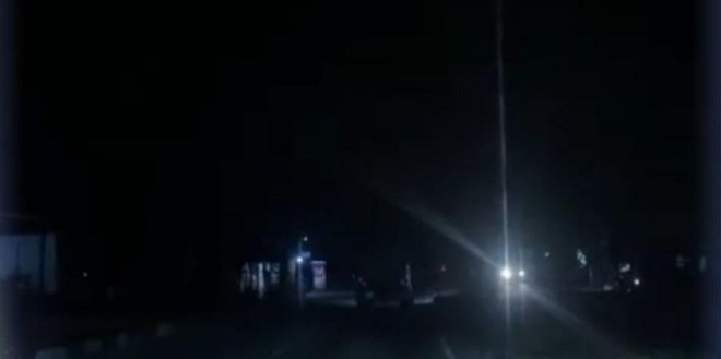 Lampu penerangan jalan umum padam di ruas Banda Aceh–Medan dekat Gampong Santan