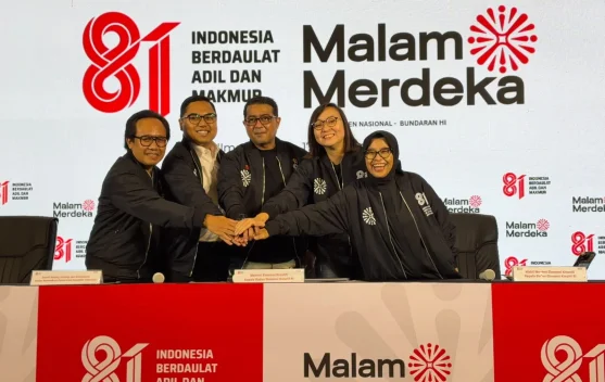 Panggung Malam Merdeka HUT ke-81 dengan pesan solidaritas dan partisipasi pelaku ekonomi kreatif