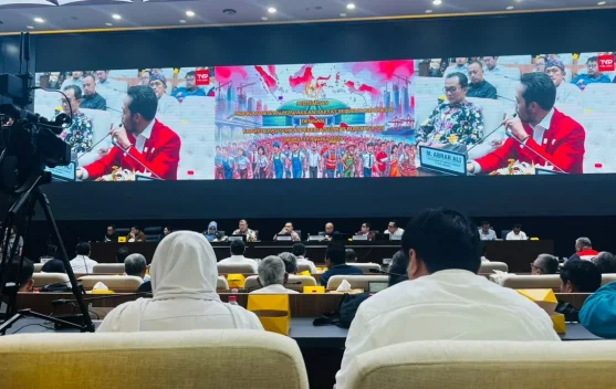 Audiensi SP PLN dan FORKOM SP BUMN serahkan rekomendasi RUU Ketenagakerjaan di DPR