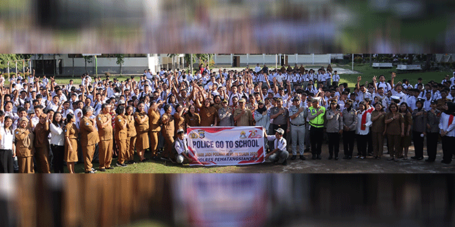 Polres Pematangsiantar edukasi pelajar SMK dan SMA dalam program Police Go To School