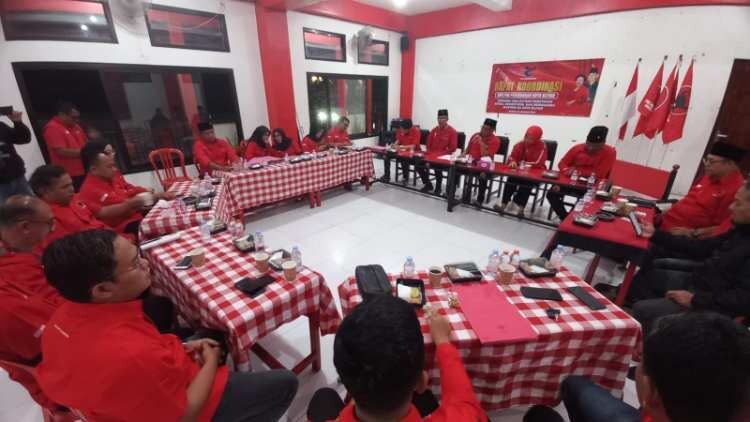 Konsolidasi DPC PDI Perjuangan Kota Blitar terkait penetapan kepengurusan ranting