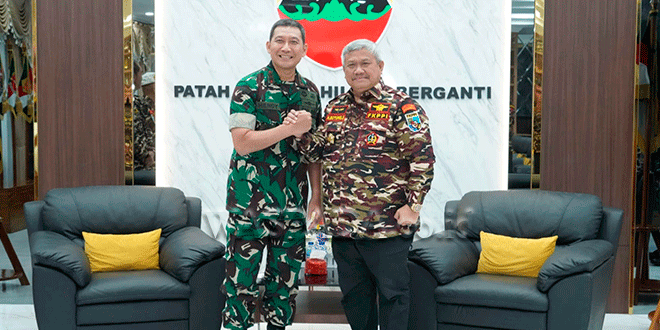 Pertemuan FKPPI Sumut dengan Pangdam I/Bukit Barisan terkait dukungan program