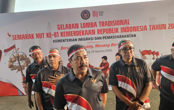Kegiatan penggalangan dana dan lomba tradisional Kemimipas untuk korban bencana NTT