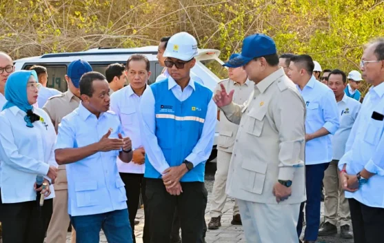 Peluncuran Program PLTS 100 GWp oleh Presiden Prabowo di Monumen Operasi Gilimanuk, Jembrana, Bali