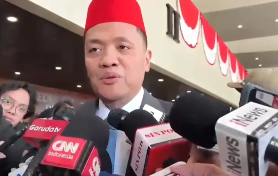 Habiburokhman usai Sidang Tahunan MPR RI di Kompleks Parlemen, 14 Agustus 2026