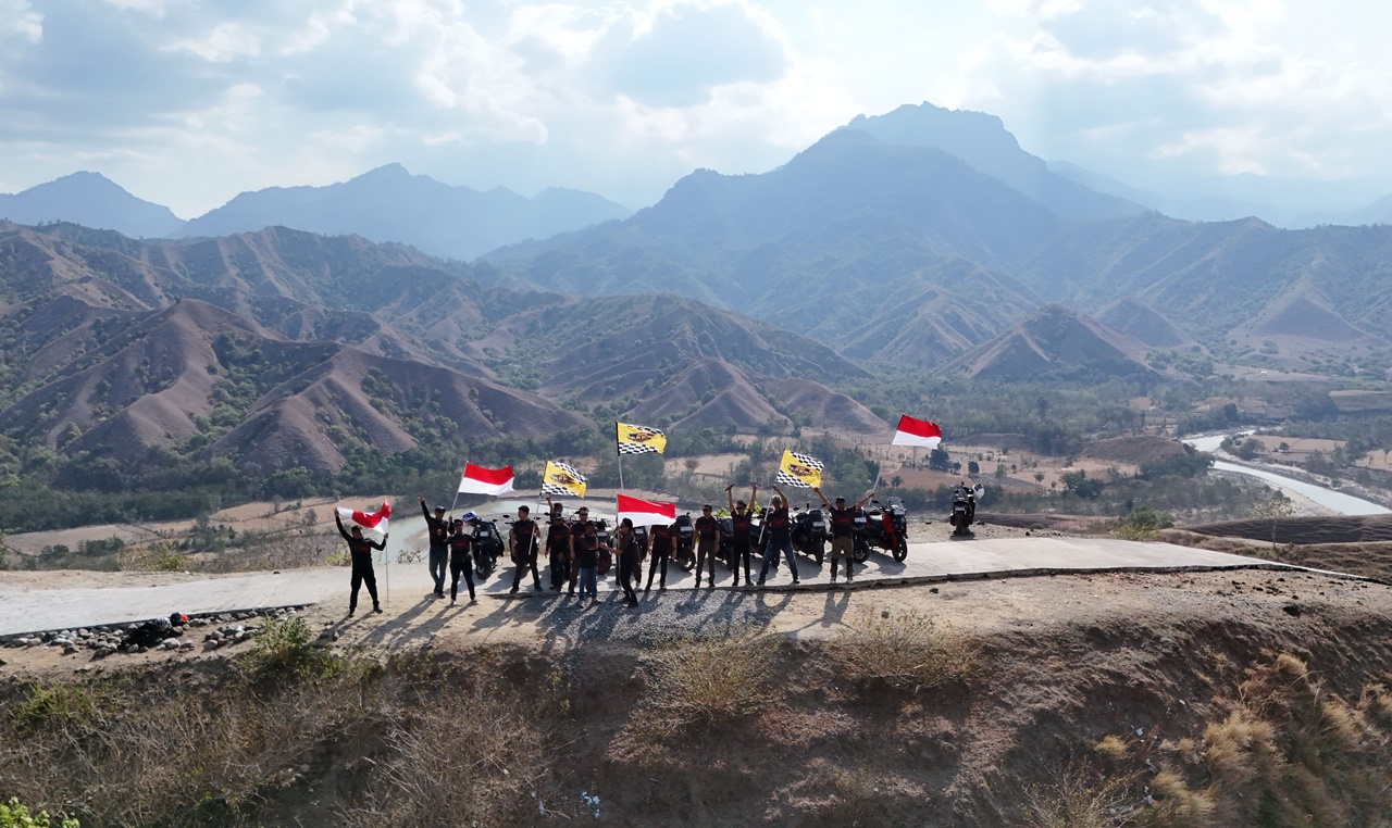 Peserta MTBN 2026 menempuh touring MAXI Yamaha menjelajahi nusantara