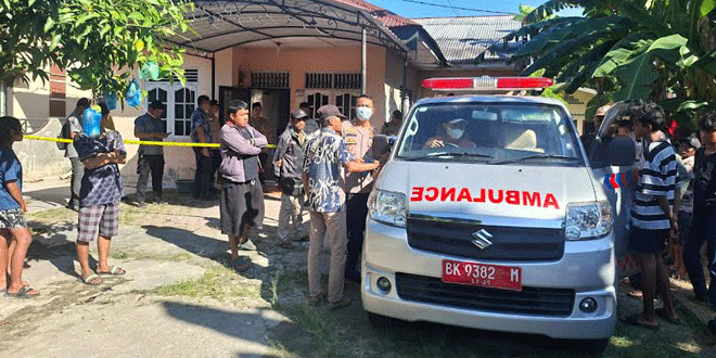 Rumah di Gang Tridarma Desa Pundenrejo lokasi penemuan jenazah Hj Nurlis