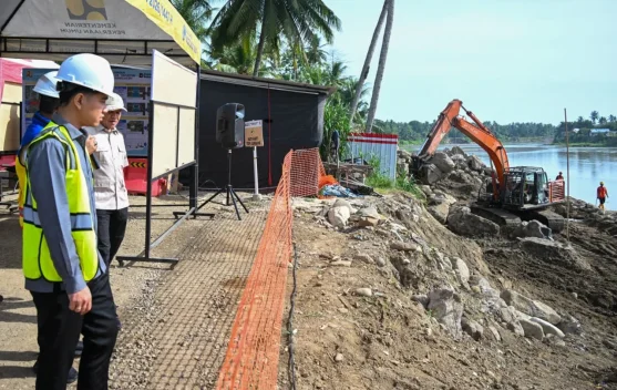 Wapres Gibran meninjau lokasi pemulihan infrastruktur di Aceh