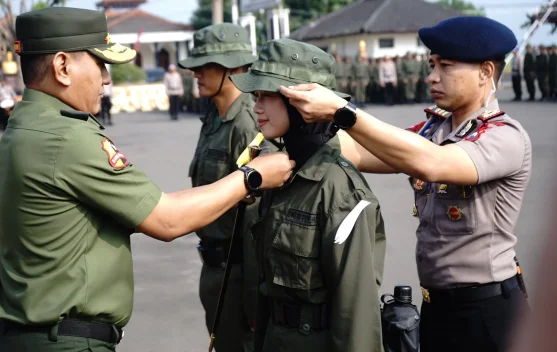 Peserta pelatihan Polisi Kehutanan di Pusdik Binmas Lemdiklat Polri Semarang
