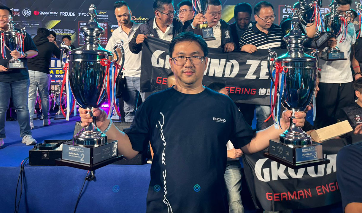Recaro Audio Specialist meraih juara EMMA Asia 2025 di bengkel Jl. Cikawao Bandung