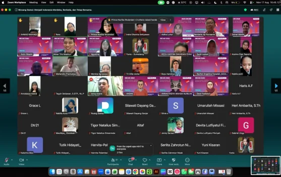 Webinar Ruang Damai membahas makna merdeka dan inklusi digital lintas generasi