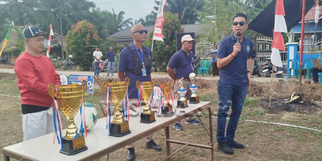 Lapangan Sepakbola Dano Bale Sigambal saat pembukaan Kemerdekaan Cup 2026