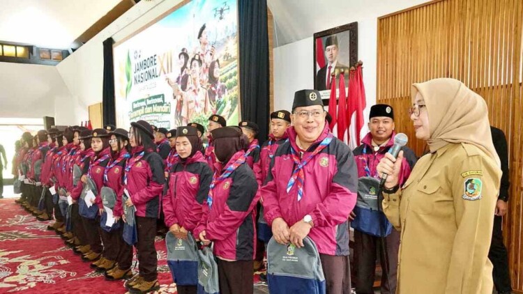 Peserta Pramuka Banyuwangi dilepas menuju Jamnas Cibubur