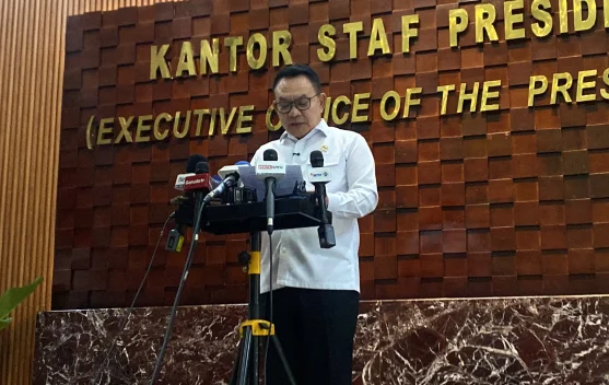 Rapat koordinasi pembahasan ambang kandungan logam tanah jarang di Istana Bina Graha