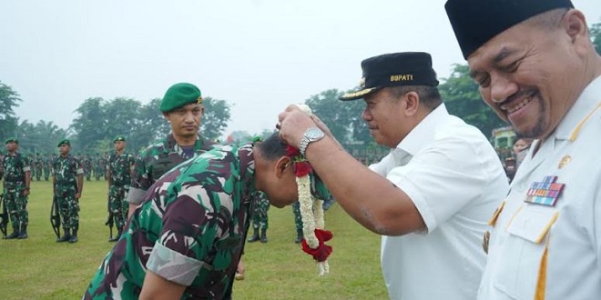 Panglima Kodam I/Bukit Barisan saat kunjungan kerja di Markas Yonif 126 di Asahan