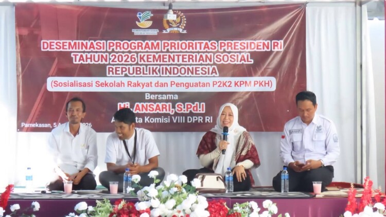 Kegiatan Diseminasi P2K2 dan sosialisasi Sekolah Rakyat untuk KPM PKH di Pamekasan