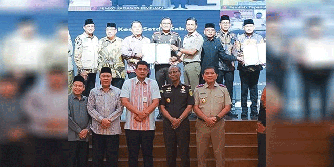 Penandatanganan nota kesepahaman pendaftaran tanah wakaf di Sumatera Utara